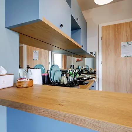 Comfort - Sea Comfort I Z Tarasami Na Dachu, Widokiem Na Morze, 50 M Od Plazy Lägenhet