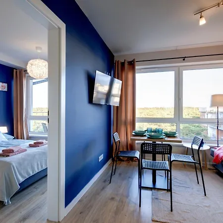 Comfort - Sea Comfort I Z Tarasami Na Dachu, Widokiem Na Morze, 50 M Od Plazy Lägenhet