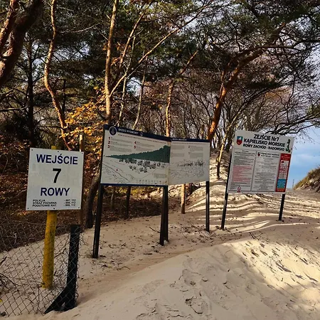 Comfort - Sea Comfort I Z Tarasami Na Dachu, Widokiem Na Morze, 50 M Od Plazy Lägenhet Rowy (Pomerania)