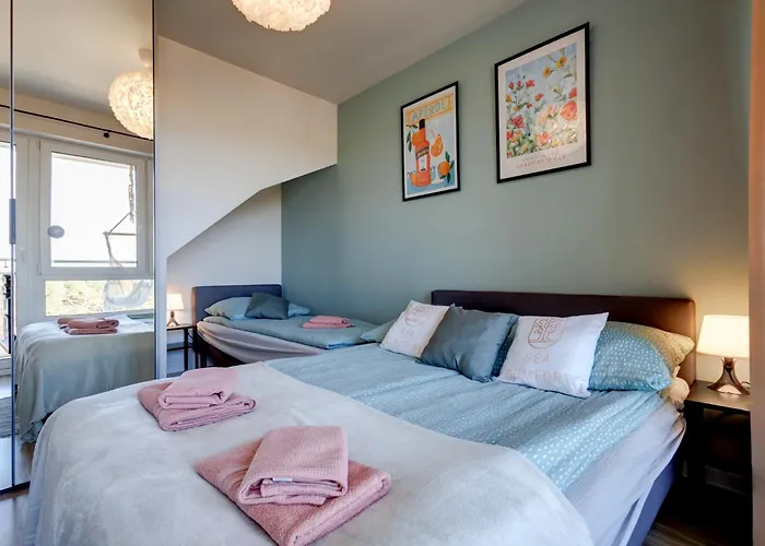 Comfort - Sea Comfort I Z Tarasami Na Dachu, Widokiem Na Morze, 50 M Od Plazy *