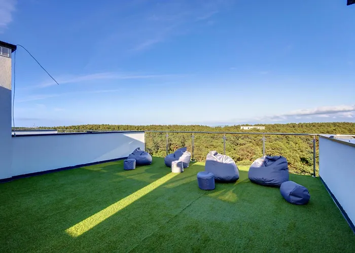 Apartmán Comfort - Sea Comfort I Z Tarasami Na Dachu, Widokiem Na Morze, 50 M Od Plazy Rowy (Pomerania)