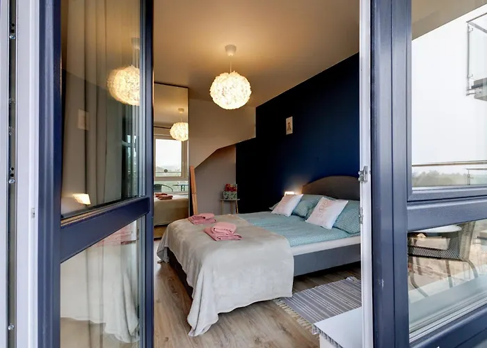 Apartmán Comfort - Sea Comfort I Z Tarasami Na Dachu, Widokiem Na Morze, 50 M Od Plazy Rowy (Pomerania)