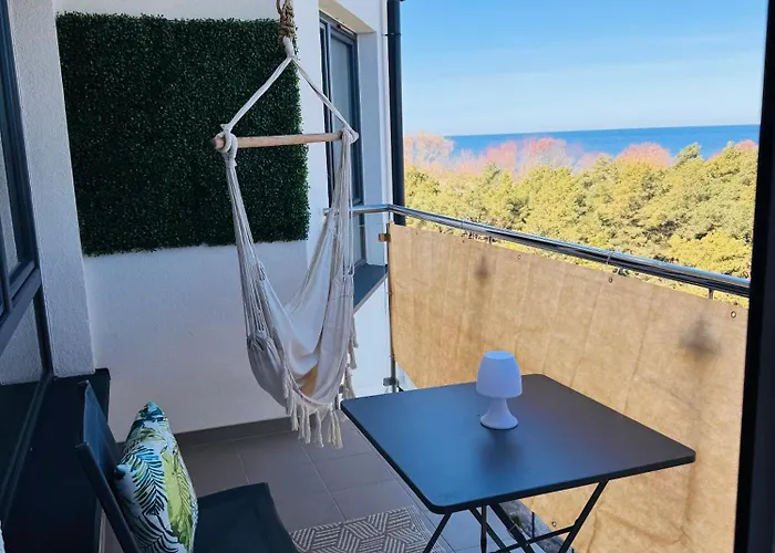 Comfort - Sea Comfort I Z Tarasami Na Dachu, Widokiem Na Morze, 50 M Od Plazy Apartmán